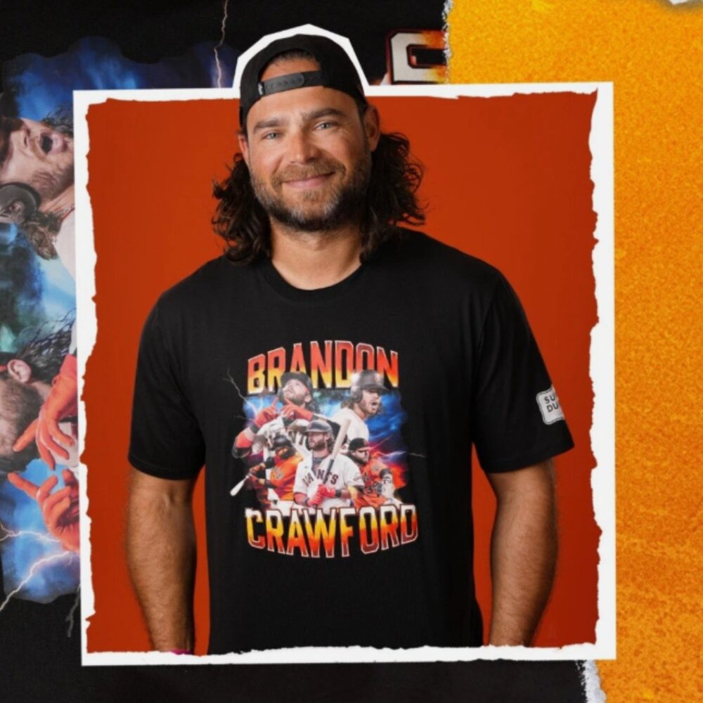 San Francisco Giants Brandon Crawford Retirement Day T-Shirt (Size M)
